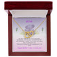 Mother-Interlocking Heart Necklace with Message Card