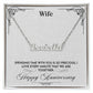 Anniversary-Customized Name Necklace with Message Card