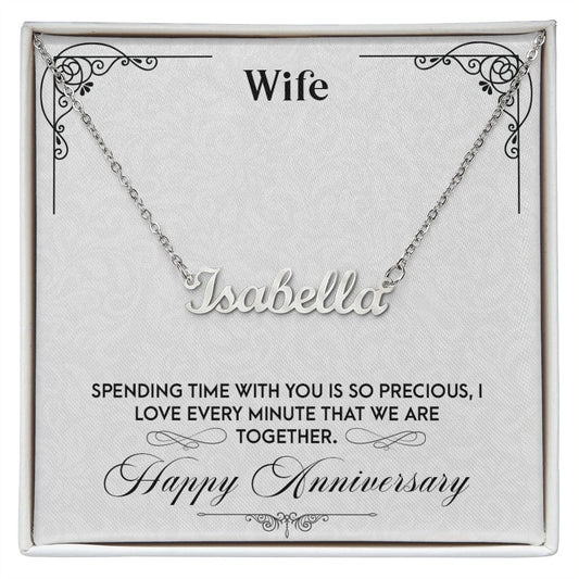 Gifts for Anniversary Customized Name Necklace