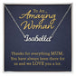 Mother-Customized Name Necklace with Message Card