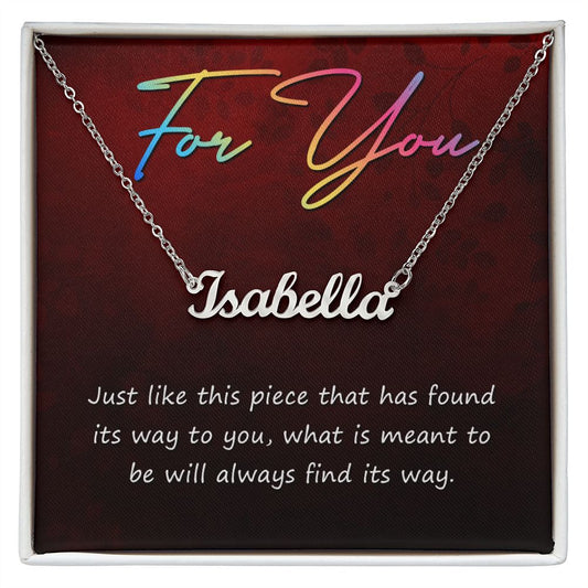 Customized Name Necklace Gift for Her