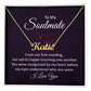 Soulmate-Customized Name Necklace with Message Card