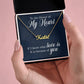 Customized Signature Name Necklace-Owner of my Heart