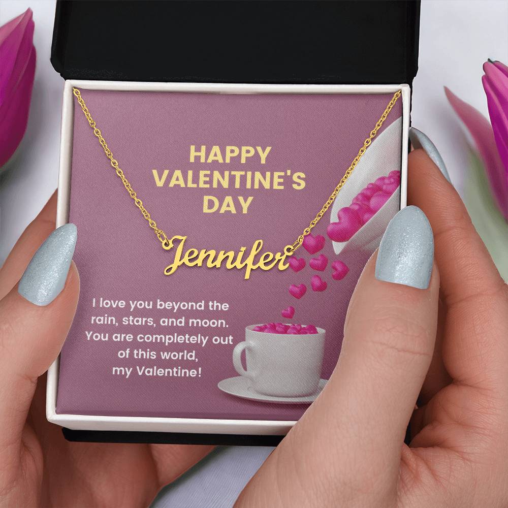 Customized Signature Name Necklace-Valentine