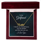 Girlfriend-Customized Name Necklace with Message Card