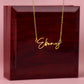 Customized Signature Name Necklace