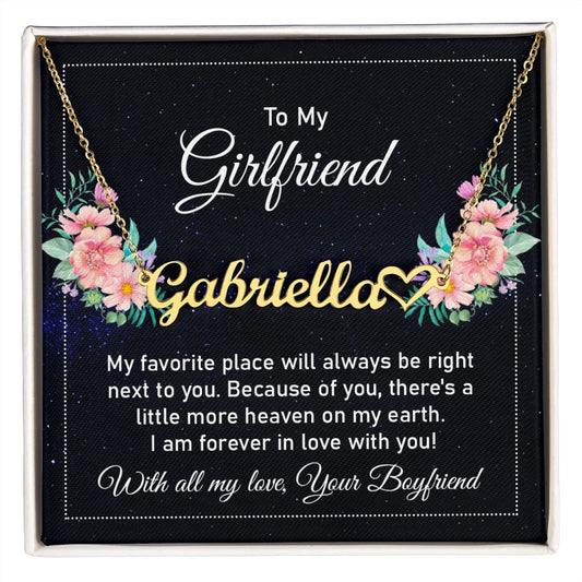 Gifts for Girlfriend Customized Name Necklace