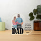 Father-Acrylic Heart Plaque