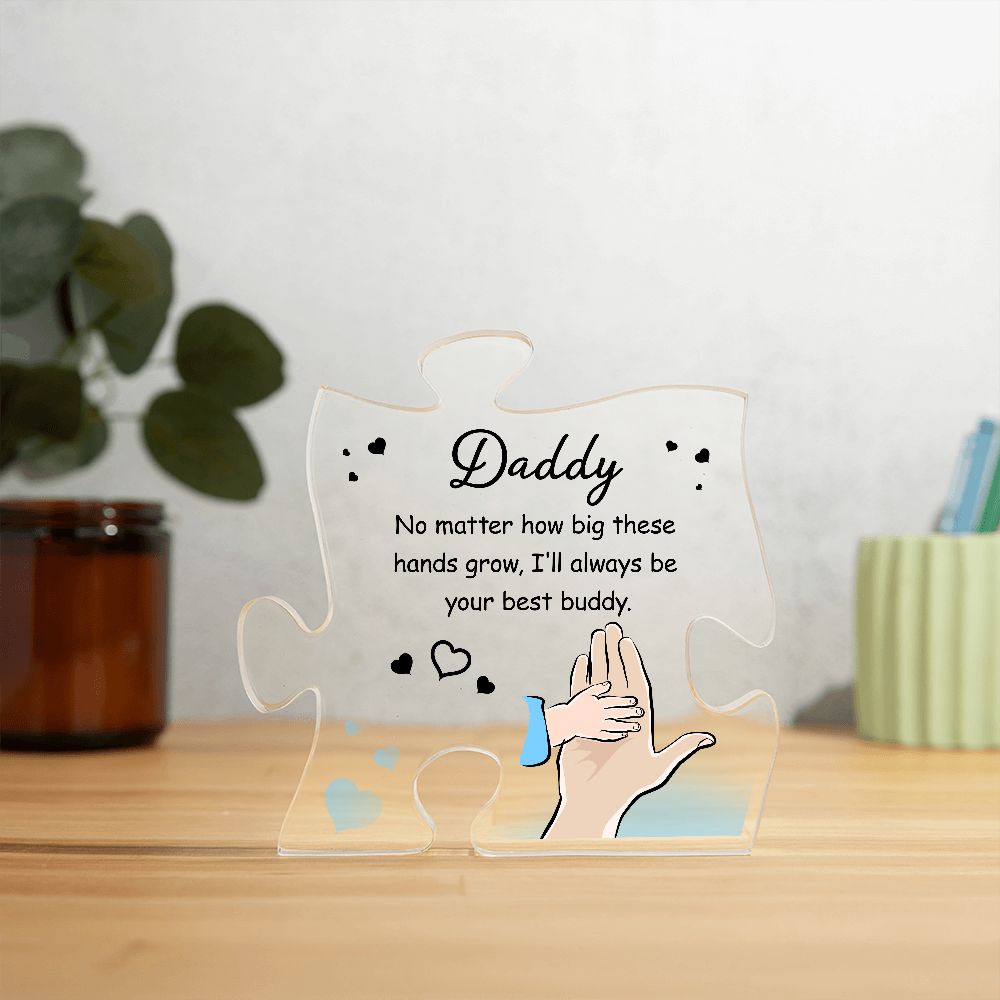 Father-Acrylic Puzzle Plaque