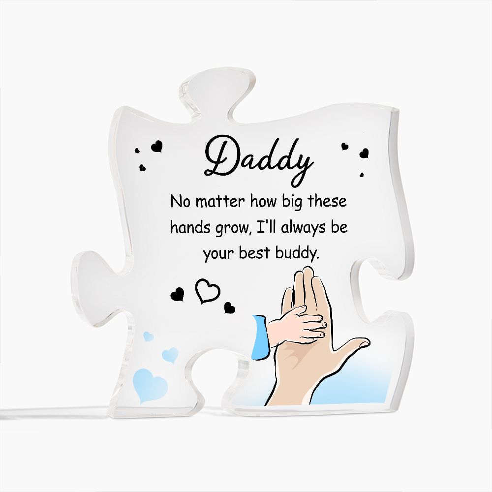 Father-Acrylic Puzzle Plaque