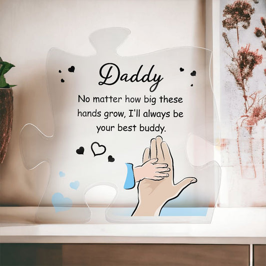 Father-Acrylic Puzzle Plaque