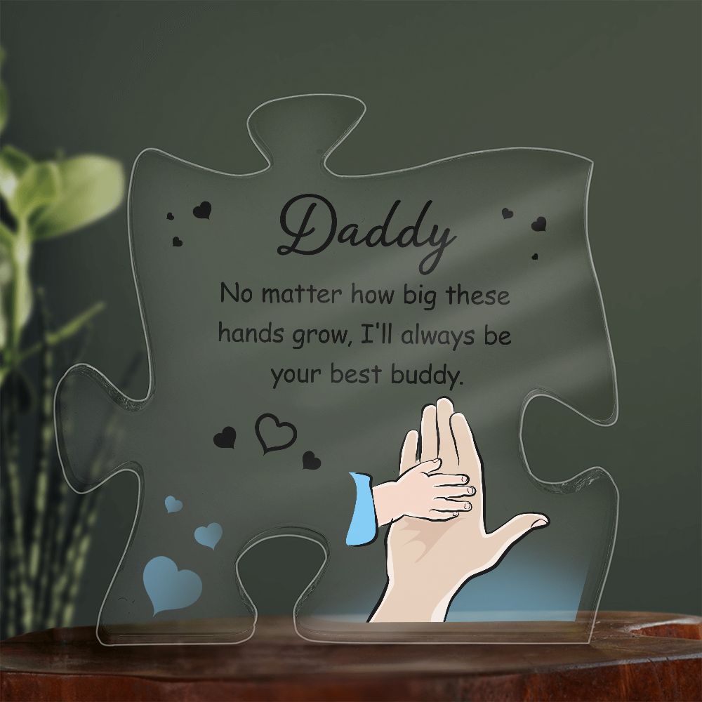 Father-Acrylic Puzzle Plaque
