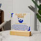 Graduation Boy Acrylic Square Plaque