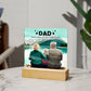 Father-Acrylic Square Plaque