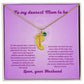 Mom to be-Customized Necklace Baby Feet with Birthstone
