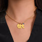 Mom to be-Customized Necklace Baby Feet with Birthstone