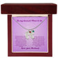 Mom to be-Customized Necklace Baby Feet with Birthstone
