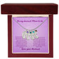 Mom to be-Customized Necklace Baby Feet with Birthstone