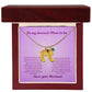 Mom to be-Customized Necklace Baby Feet with Birthstone