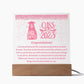 Graduation Girl-Acrylic Square Plaque