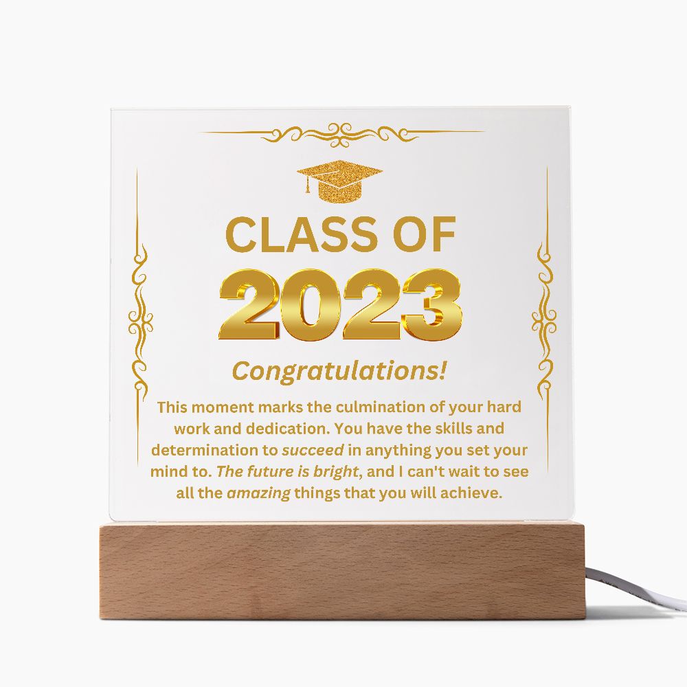Graduation-Acrylic Square Plaque