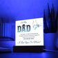 Father-Acrylic Square Plaque