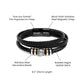 Men's Vegan Leather Bracelet
