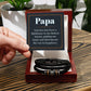 Father-Men's Bracelet with Message Card