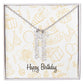 Birthday-Multi name Vertical Necklace