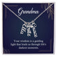 Grandmother-Muti name Vertical Necklace