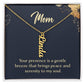 Mom-Customized Multi-name Vertical Necklace