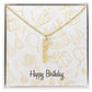 Birthday-Multi name Vertical Necklace