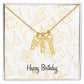 Birthday-Multi name Vertical Necklace