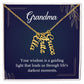 Grandmother-Muti name Vertical Necklace