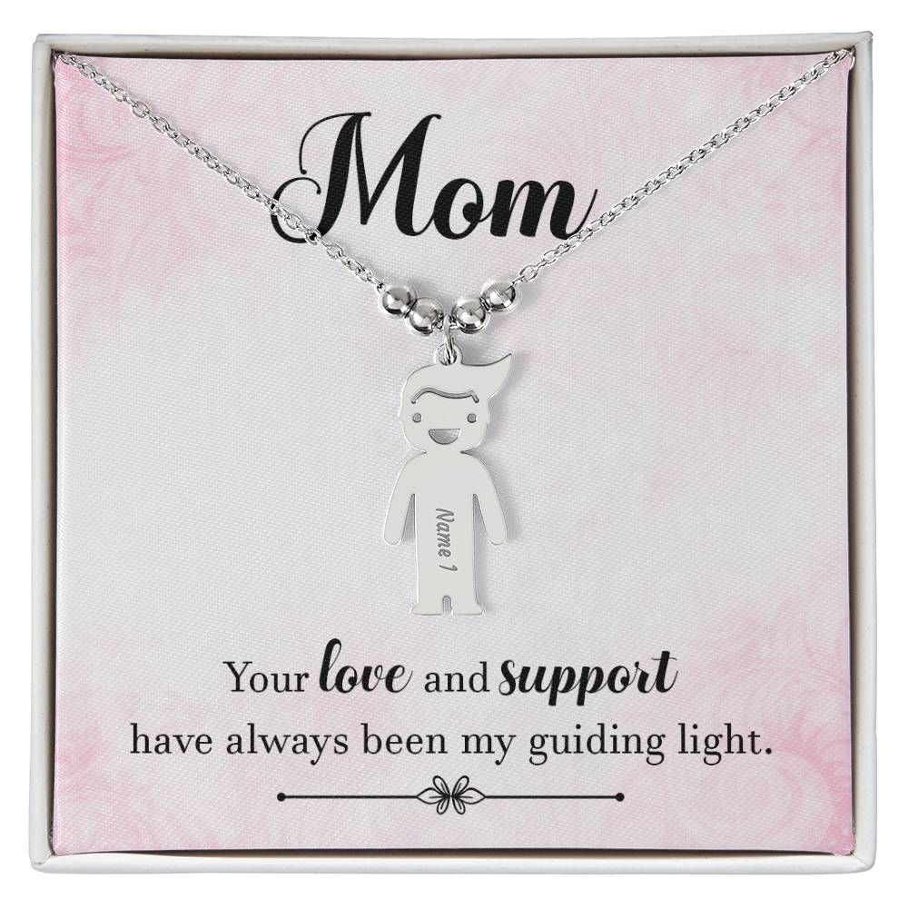 Mother-Customized Name Kids Necklace