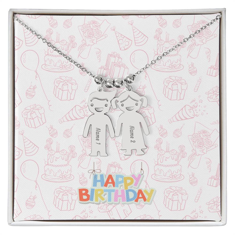 Birthday-Customized Name Kids Necklace