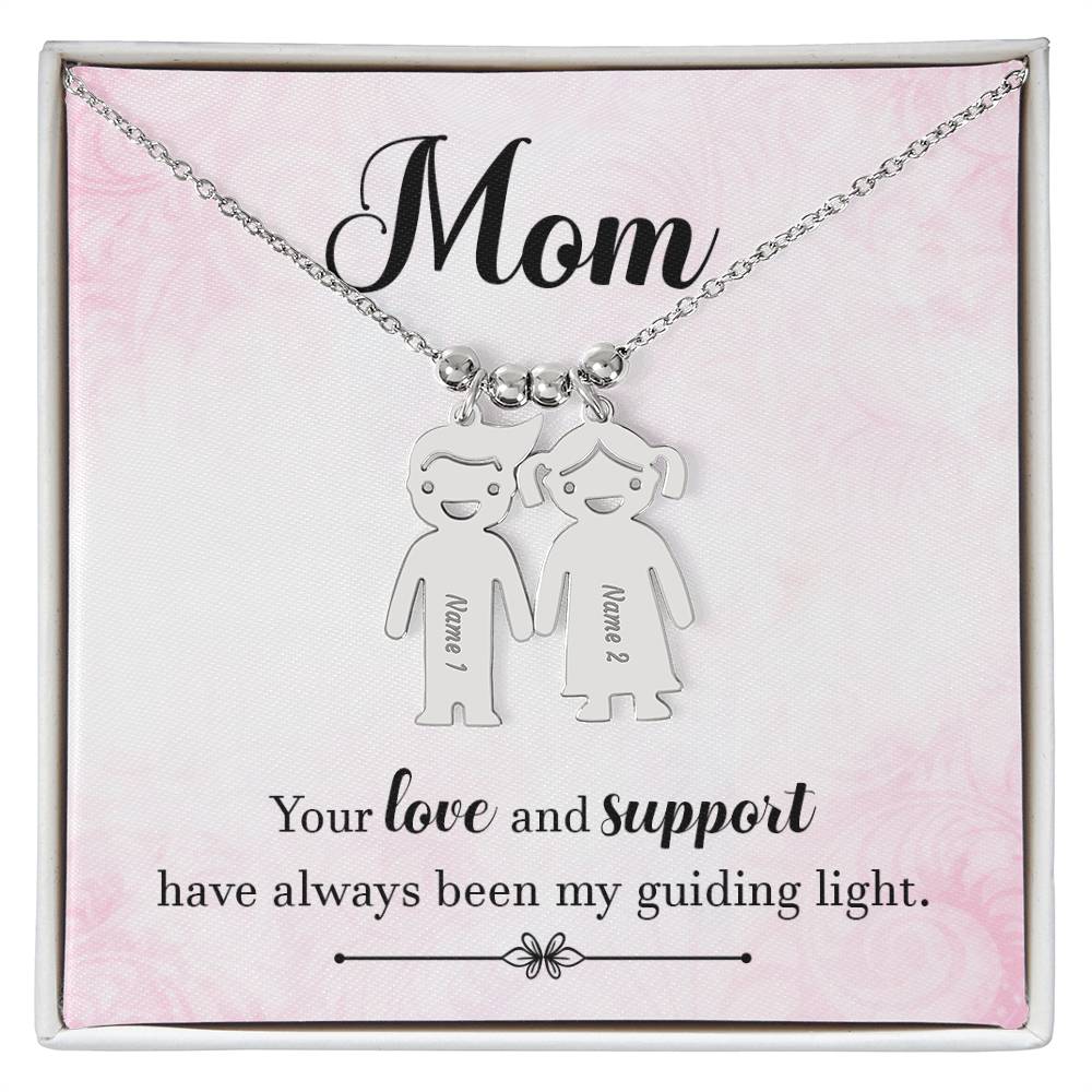 Mother-Customized Name Kids Necklace