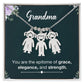 Grandmother-Customized Name Kids Necklace