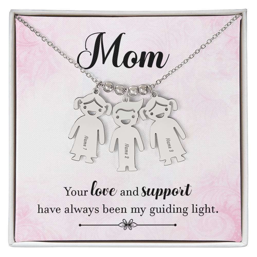 Mother-Customized Name Kids Necklace