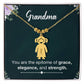 Grandmother-Customized Name Kids Necklace