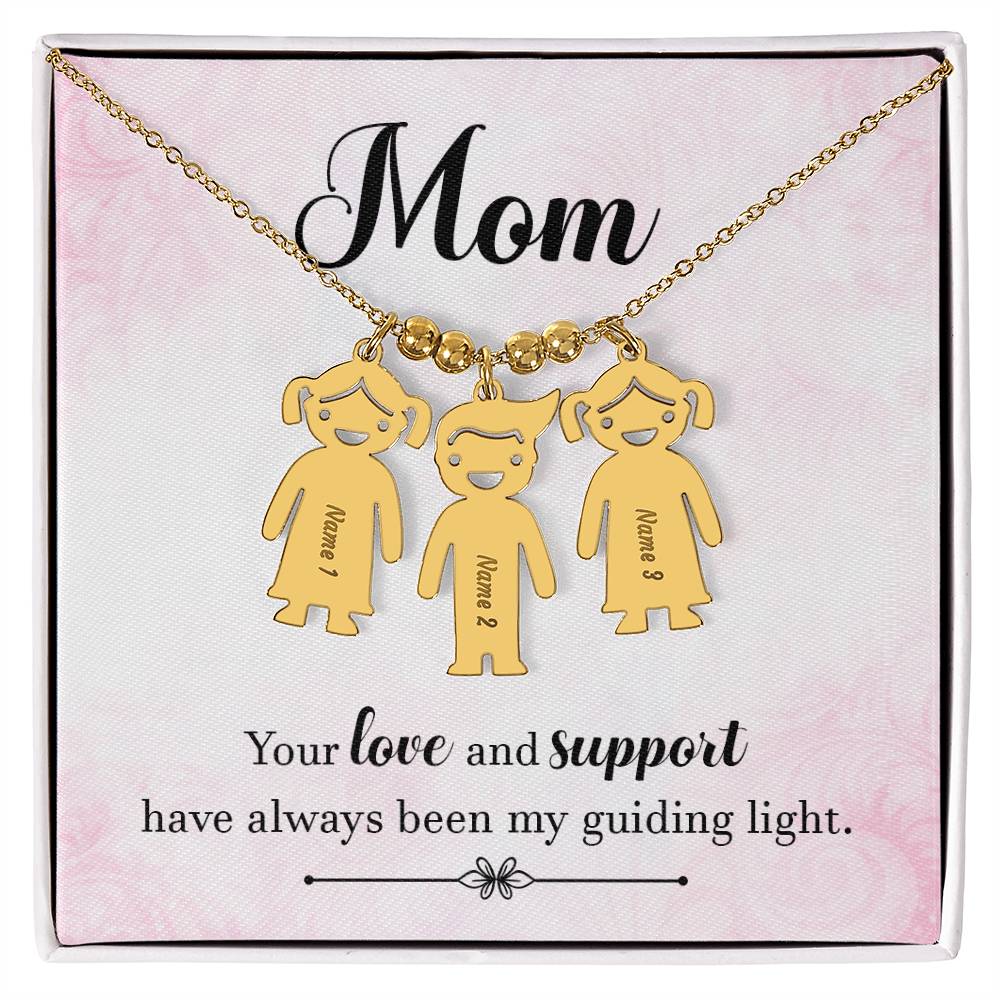 Mother-Customized Name Kids Necklace