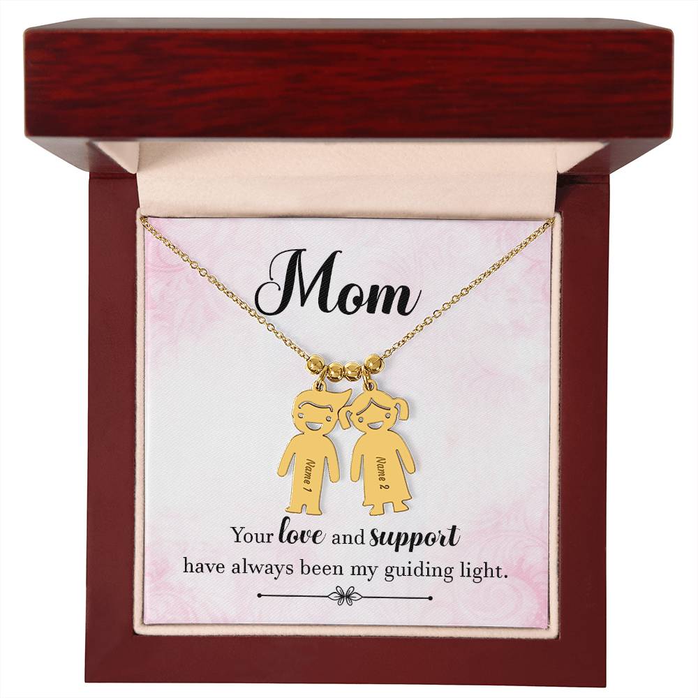 Mother-Customized Name Kids Necklace