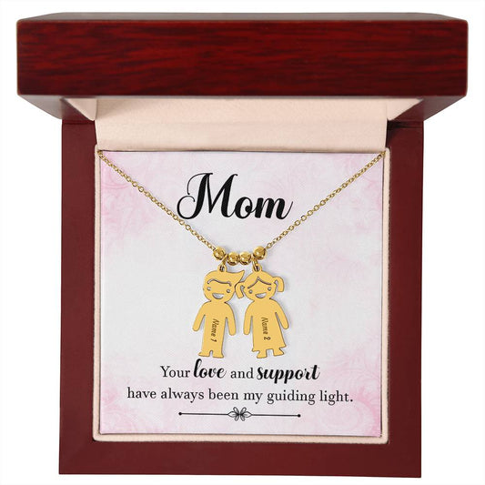 Mother-Customized Name Kids Necklace