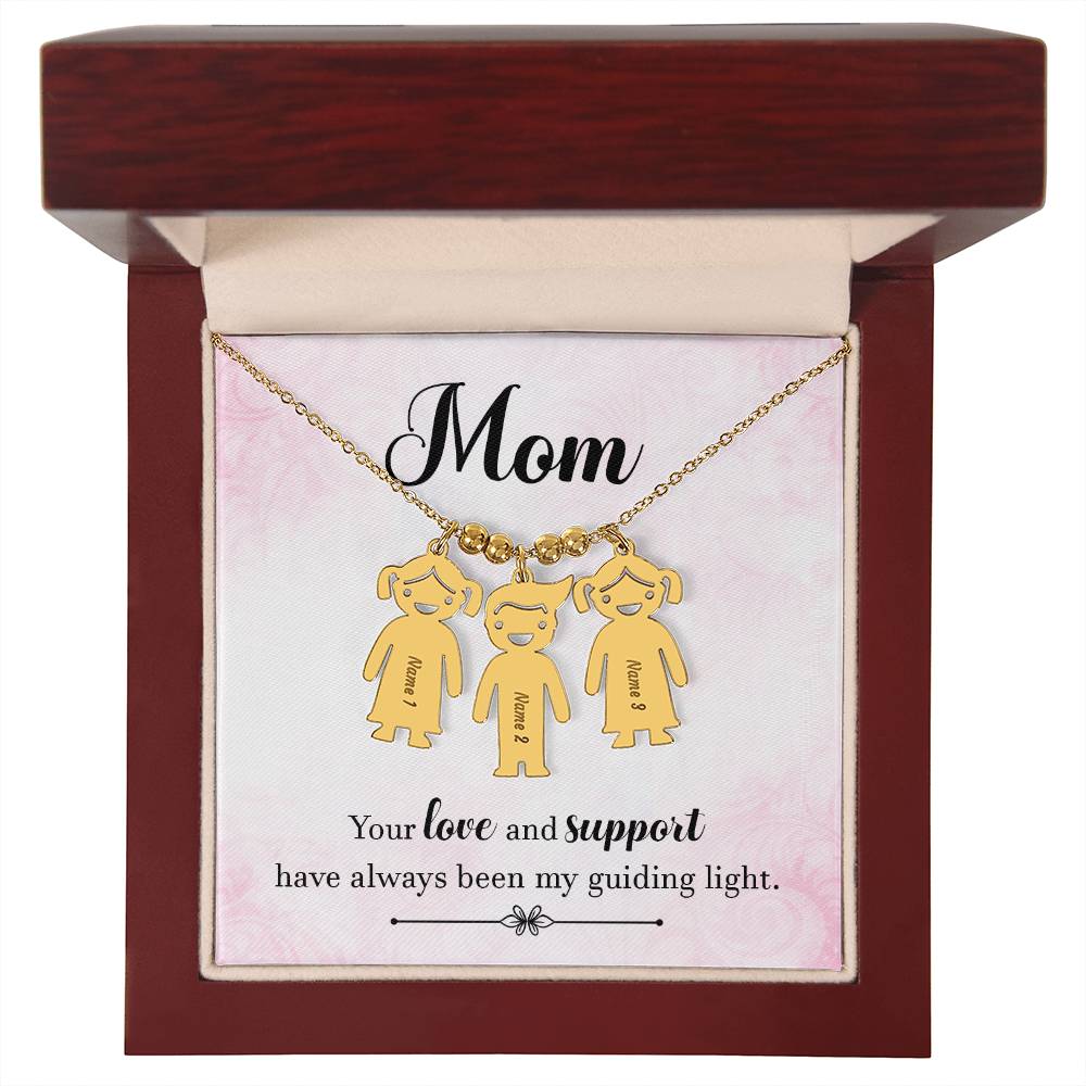 Mother-Customized Name Kids Necklace