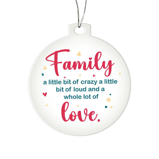 Acrylic Ornament-Family