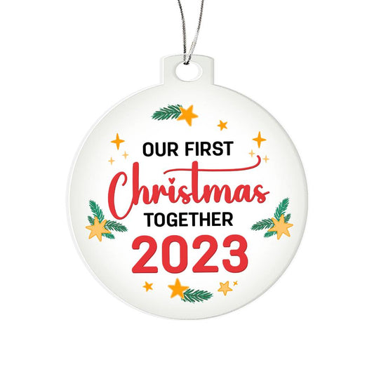 Acrylic Ornament-First Christmas