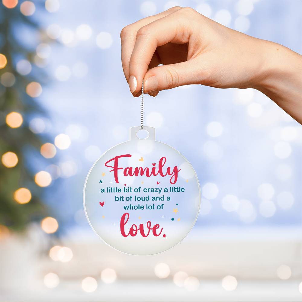 Acrylic Ornament-Family