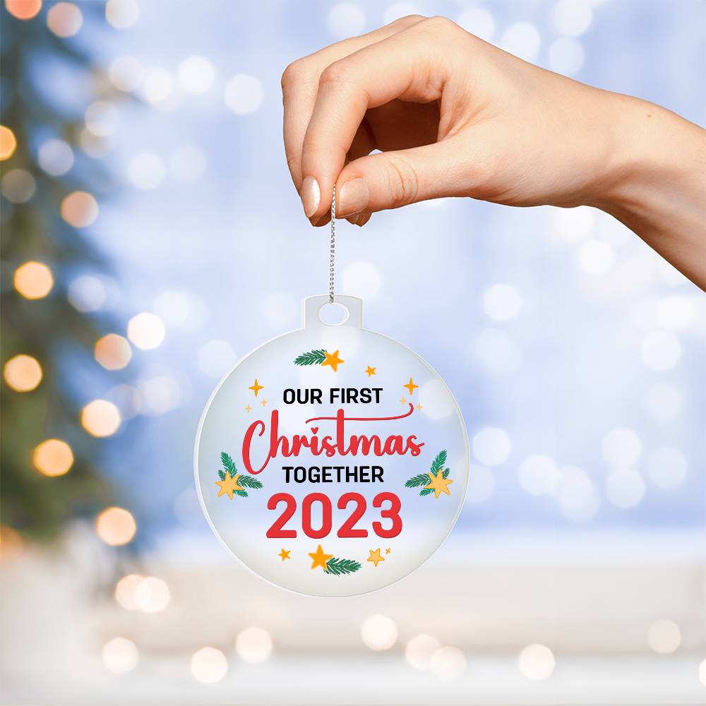Acrylic Ornament-First Christmas