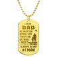 Father-Customized Engraved Dog Tag Necklace
