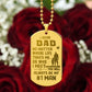 Father-Customized Engraved Dog Tag Necklace